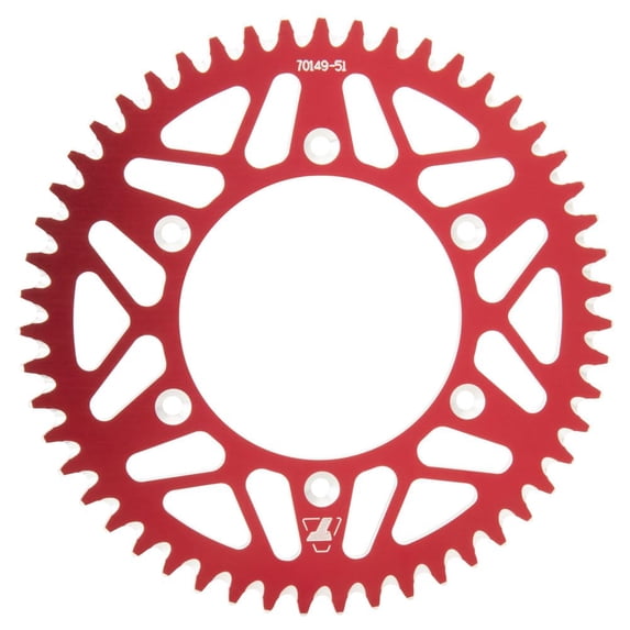 Tusk Rear Aluminum Sprocket 51 Tooth Red for Beta 430 RR-S 2017-2023