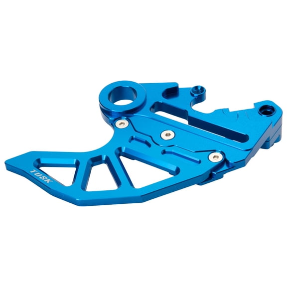 Tusk Off-Road Tusk Rear Brake Caliper Support w/Brake Disc Guard Blue for Sherco 125 SE Six Days 2018