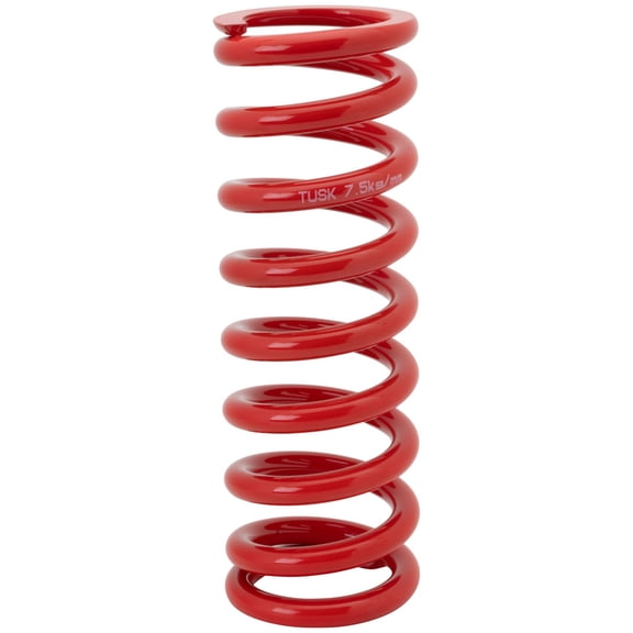 Tusk Rear Custom Shock Spring Compatible with Kawasaki KLR650 2008-2018 (Red, 255-300 Lbs 7.5 kg/mm)