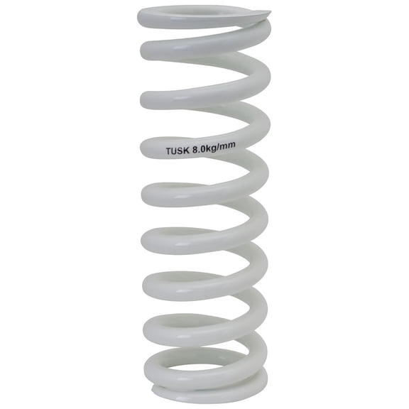 Tusk Rear Custom Shock Spring Compatible with Kawasaki KLR650 2008-2018 (White, 301-360 Lbs 8.0 kg/mm)