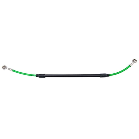 Tusk Rear Motorcycle Steel Braided Brake Line Standard Length Green for Kawasaki Kx85 2001-2023