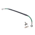 thumbnail image 1 of Tusk Rear Motorcycle Steel Braided Brake Line Standard Length Green for Suzuki Rmx450Z 2017-2019, 1 of 3