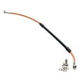 thumbnail image 1 of Tusk Rear Motorcycle Steel Braided Brake Line Standard Length Orange For GASGAS EC 250 (Fuel Injected) 2022-2024, 1 of 2
