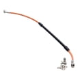 thumbnail image 1 of Tusk Rear Motorcycle Steel Braided Brake Line Standard Length Orange for GASGAS MC 250 2022-2023, 1 of 4