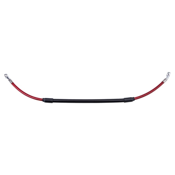 Tusk Rear Motorcycle Steel Braided Brake Line Standard Length Red Compatible with Honda CR250R 2002-2007/CRF450R 2002-2016/CRF450X 2005-2017