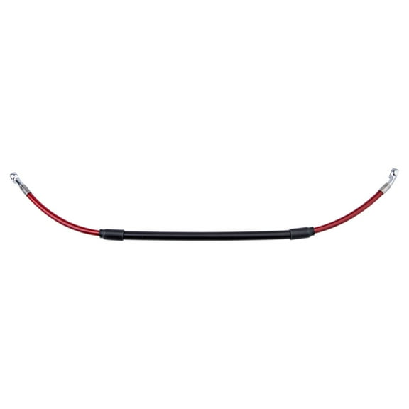 Tusk Rear Motorcycle Steel Braided Brake Line Standard Length Red for Honda CRF450R 2002-2016