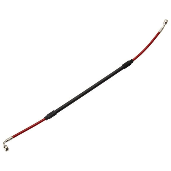 Tusk Rear Motorcycle Steel Braided Brake Line Standard Length Red For Husqvarna TE 300 2014-2017