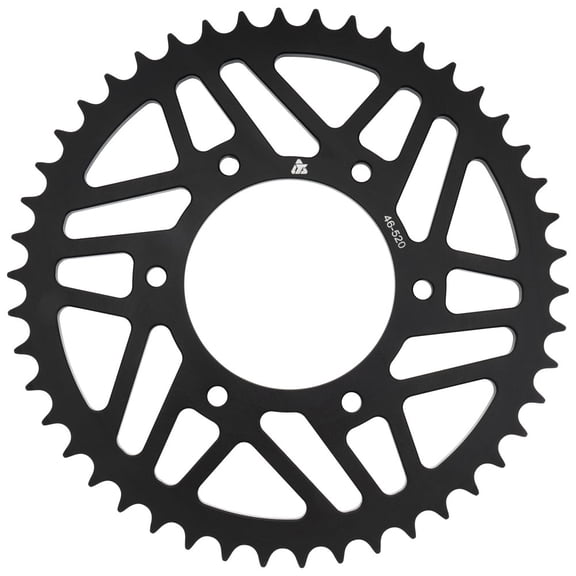 Tusk Rear Sprocket 46 Tooth Tusk Rear Sprocket 46 Tooth Black Aluminum Compatible with SURRON Sur-Ron Ultra Bee 20232025