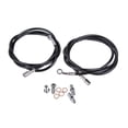 thumbnail image 1 of Tusk Rear UTV Steel Braided Brake Line Standard Length Black, 1 of 3