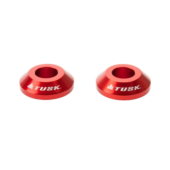 Tusk Rear Wheel Spacer Upgrade Kit Red