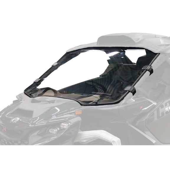 Tusk Removable Full Windshield Clear - Scratch Resistant For Can-Am Maverick R Max X RS Smart-Shox 2025