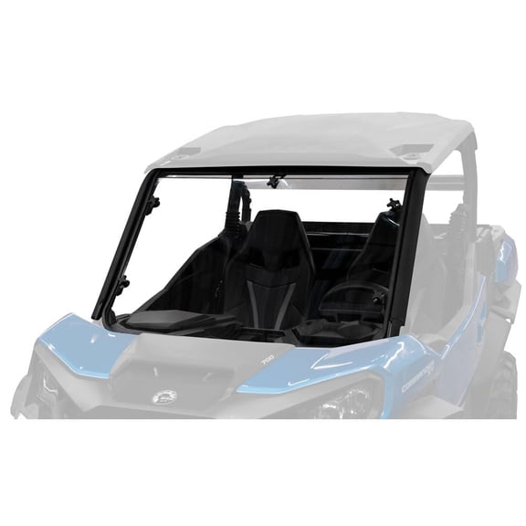 TUSK Removable Full Windshield Clear - Scratch Resistant for Can-Am Maverick Sport 1000R DPS 2019-2024