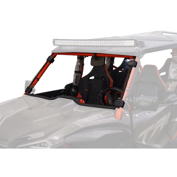 Tusk Removable Full Windshield Clear - Scratch Resistant