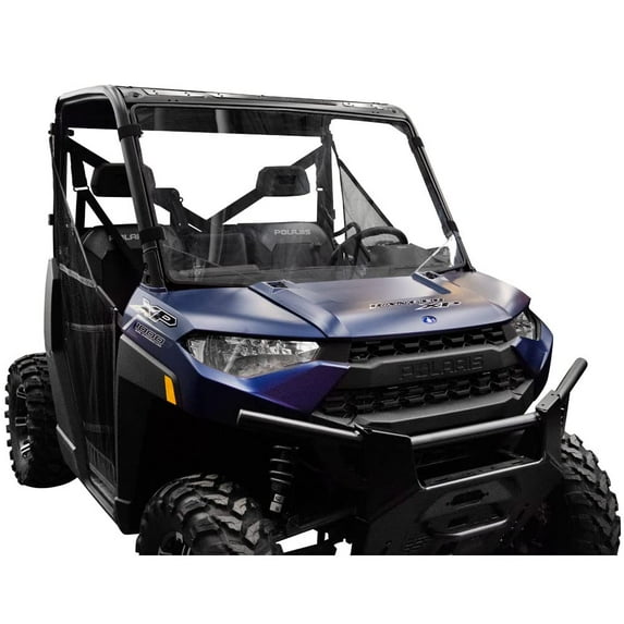 TUSK Removable Full Windshield Clear - Scratch Resistant for Polaris Ranger Crew 1000 2020-2022