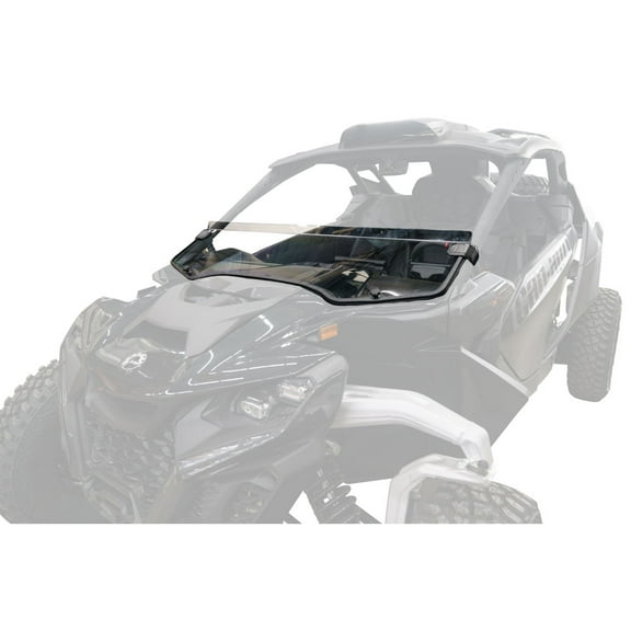 Tusk Removable Half Windshield Clear - Scratch Resistant For Can-Am Maverick R Max 2025