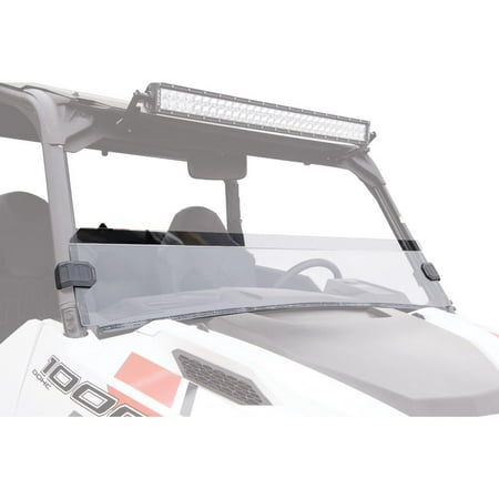 Tusk Removable Half Windshield Clear - Scratch Resistant For Polaris GENERAL XP 1000 2020-2021