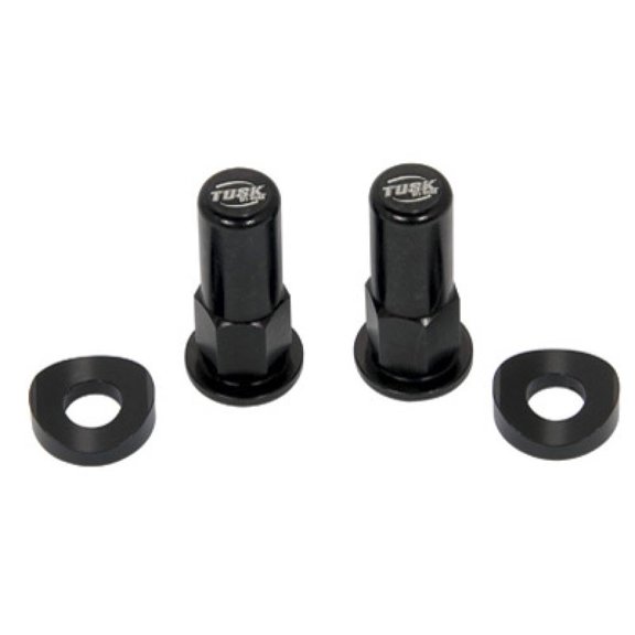 Tusk Rim Lock Nut/Spacer Kit Black For Husaberg FE600/E 1997-2000