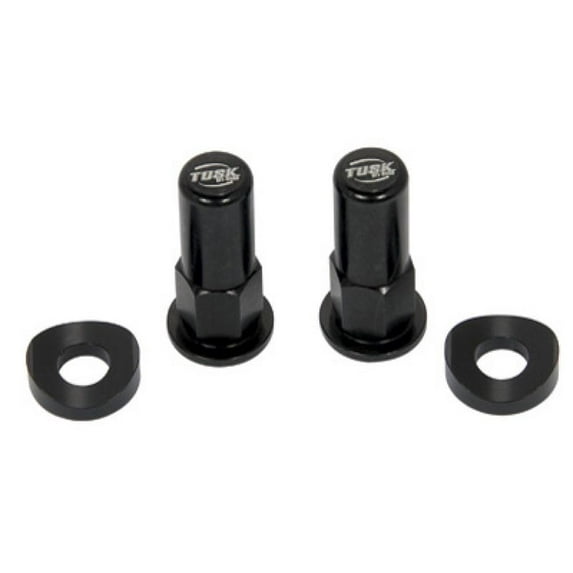 Tusk Rim Lock Nut/Spacer Kit Black For Suzuki RM250 1976-2008