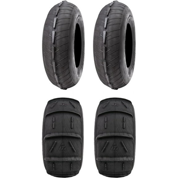 Tusk Sand Lite Front and Rear Tire Set 30x10-14 (Ribbed) / 30x12-14 (14 Paddle)
