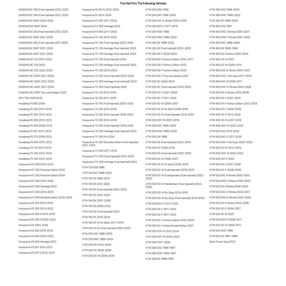 Tusk Solid Typhoon Mud Brake Rotor, Front For HUSQVARNA FC 250 2014-2023