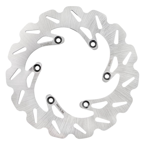 Tusk Stainless Steel Typhoon Brake Rotor, Rear For Kawasaki KX500 1989-2004