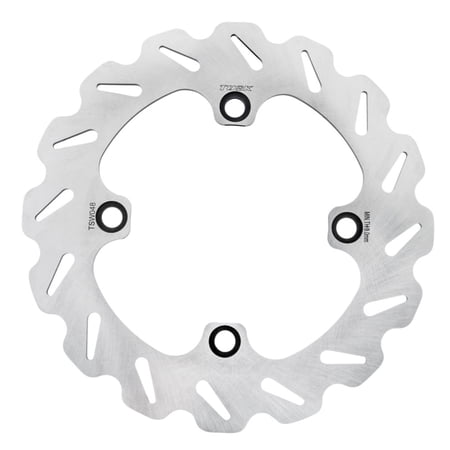 Tusk Stainless Steel Typhoon Brake Rotor, Rear For Suzuki Z400 QUADSPORT 2003-2009,2012-2014
