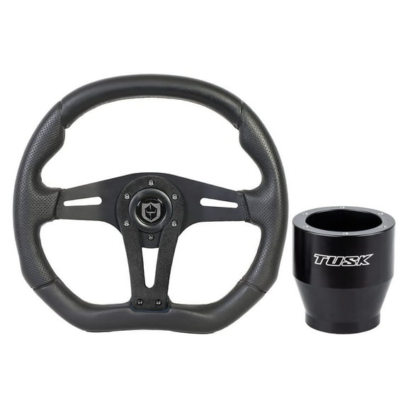 Tusk Steering Wheel Hub with Pro Armor Steering Wheel Force Steering Wheel For Polaris RZR XP Turbo S 2018-2020