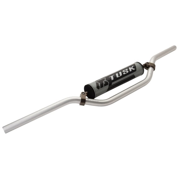 Tusk T-10 Aluminum 7/8" Handlebar Cr High Bend Silver for Royal Enfield Himalayan 2017-2023