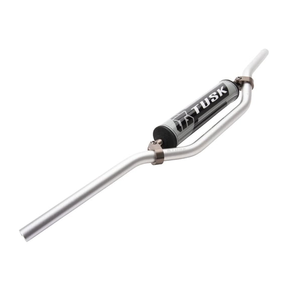 Tusk T-10 Aluminum 7/8" Handlebar Cr Mid Bend Silver for Ktm 400 Exc 4 Stroke 2000-2002