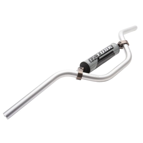 TUSK T-10 Aluminum 7/8" Handlebar Mini CR High Bend Silver for Honda CR85R 2003-2007
