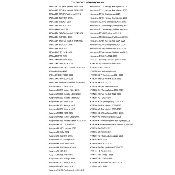 Tusk TPS Guard Blue for Husqvarna TC 250 (Fuel Injected) 2023-2024