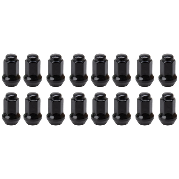 Tusk Tapered Lug Nut 10mm x 1.25mm Thread Pitch w/14mm Head Black (16pk) for Can-Am Outlander 1000 XT-P 2013-2018