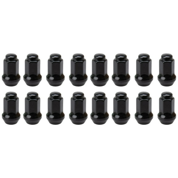 Tusk Tapered Lug Nut 10mm x 1.25mm Thread Pitch w/14mm Head Black (16pk) for Can-Am Renegade 570 X MR 2017-2018