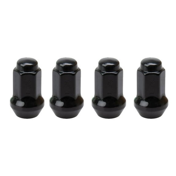 Tusk Tapered Lug Nut 10mm x 1.25mm Thread Pitch w/14mm Head Black (4pk) for Yamaha RHINO 660 4x4 2004-2007