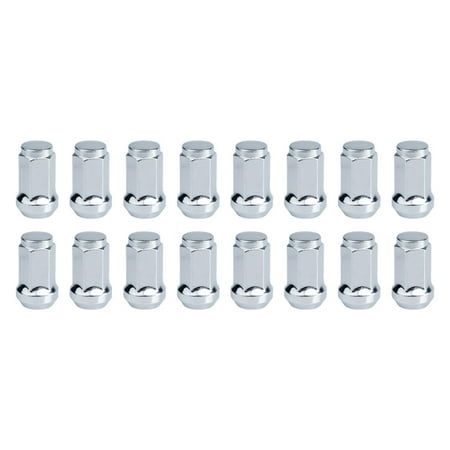 Tusk Tapered Lug Nut 10mm x 1.25mm Thread Pitch w/14mm Head Chrome (16pk) for Polaris SCRAMBLER XP 850 H.O. 2013-2018