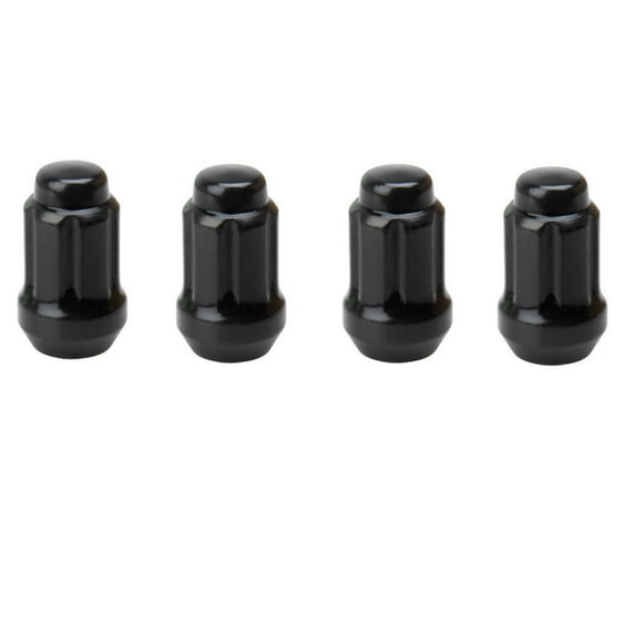 Tusk Tapered Spline Drive Lug Nut 12mm x 1.50mm Thread Pitch Black (4 Pack) for Polaris RANGER 900 XP 2013-2018