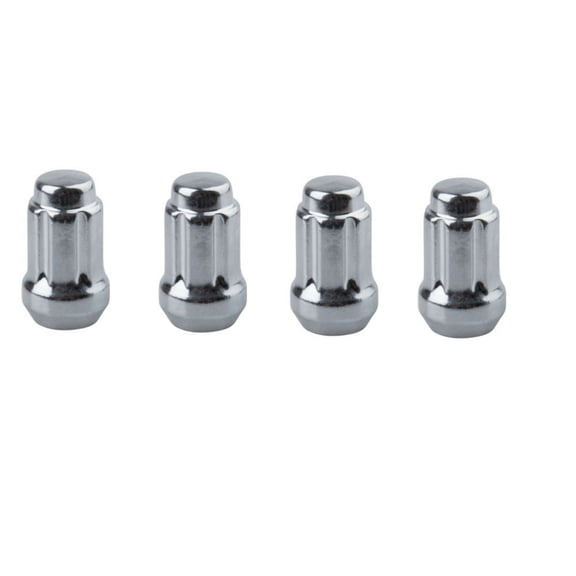 Tusk Tapered Spline Drive Lug Nut 12mm x 1.50mm Thread Pitch Chrome (4 Pack) for Polaris RANGER RZR S4 900 2018