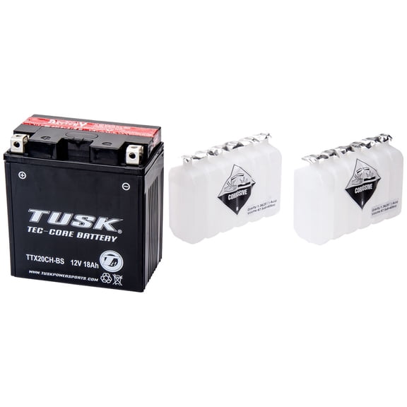 Tusk Tec-Core Battery with Acid TTX20CHBS Maintenance-Free For Kawasaki Vulcan Voyager (ABS) VN1700 2014-2025
