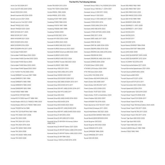 TUSK Tec-Core Battery with Acid TTX9BS Maintenance-Free for Kawasaki KLR650 Traveler ABS 2022-2023