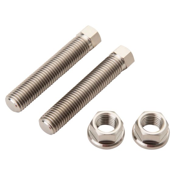 Tusk Titanium Axle Adjuster Bolts Silver for Gasgas Mc 250F Factory Edition 2023-2024