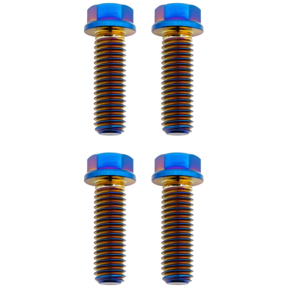 Tusk Titanium Axle Pinch Bolt Kit Burnt Blue For GASGAS MC 250F 2021-2026