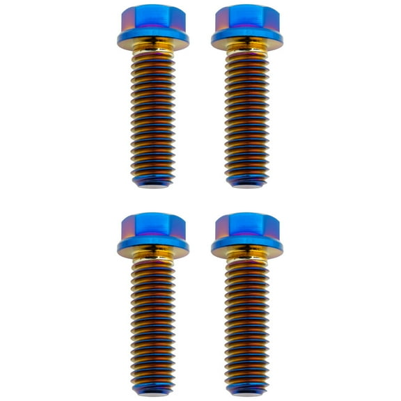 Tusk Titanium Axle Pinch Bolt Kit Burnt Blue For KTM 250 EXC 2005