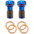thumbnail image 1 of Tusk Titanium Banjo Bolt Kit Burnt Blue M10x1.0 For Sherco 250 SE Factory 2018-2024, 1 of 2