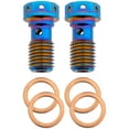 thumbnail image 1 of Tusk Titanium Banjo Bolt Kit Burnt Blue M10x1.25 For Kawasaki KX250 X 2021-2026, 1 of 2