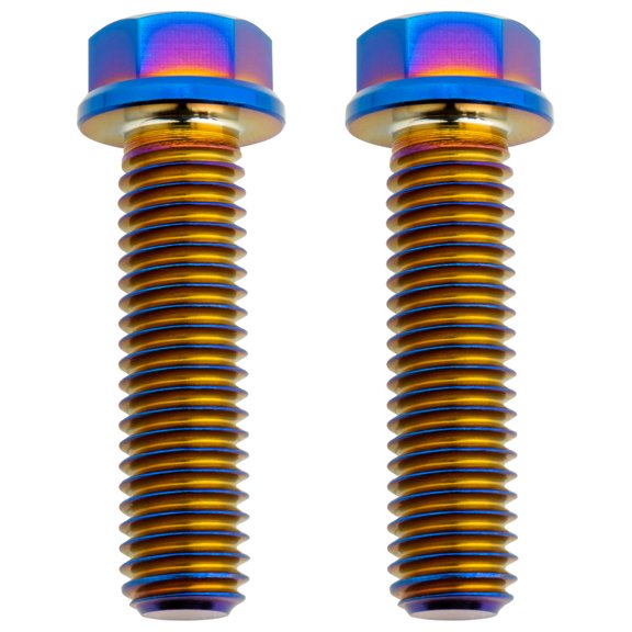 Tusk Titanium Front Brake Caliper Bolt Kit Burnt Blue For KTM 300 XC-W Hardenduro (Fuel Injected) 2024-2026