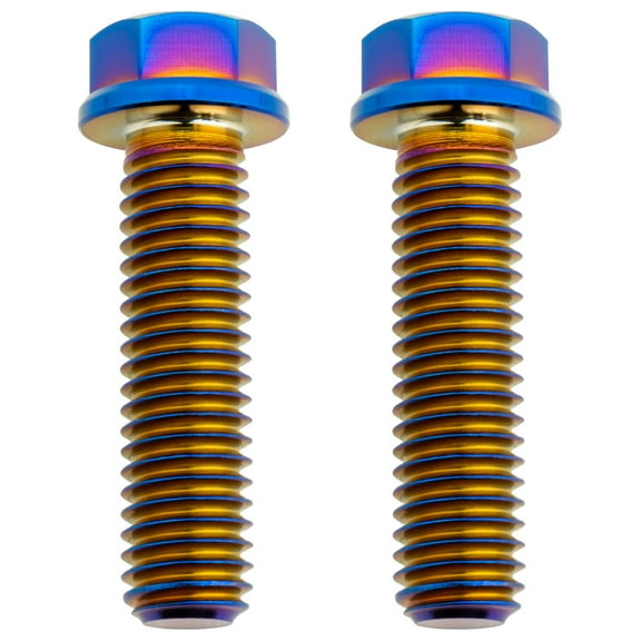 Tusk Titanium Front Brake Caliper Bolt Kit Burnt Blue For KTM 500 XW-F 2024