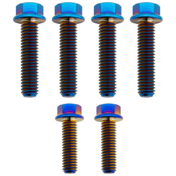 Tusk Titanium Handlebar Controls Bolt Kit Burnt Blue for Ktm 200 xc-W 2014-2016