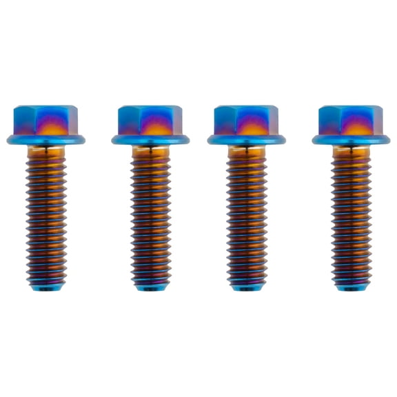 Tusk Titanium Handlebar Controls Bolt Kit Burnt Blue For Yamaha YZ250FX 2015-2026
