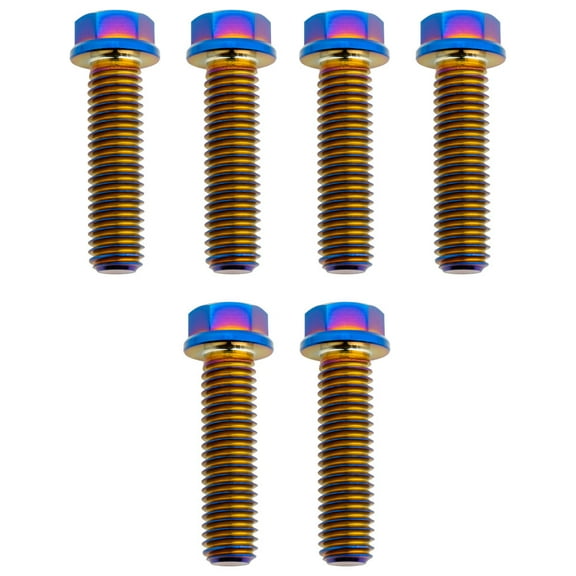 Tusk Titanium Triple Clamp Bolt Kit Factory Triple Clamp Burnt Blue For Husqvarna TC 85 19/16 2018-2026