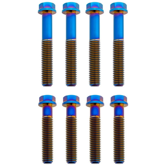 Tusk Titanium Triple Clamp Bolt Kit Factory Triple Clamp Burnt Blue for Gas-Gas Ex 250F 2021-2025